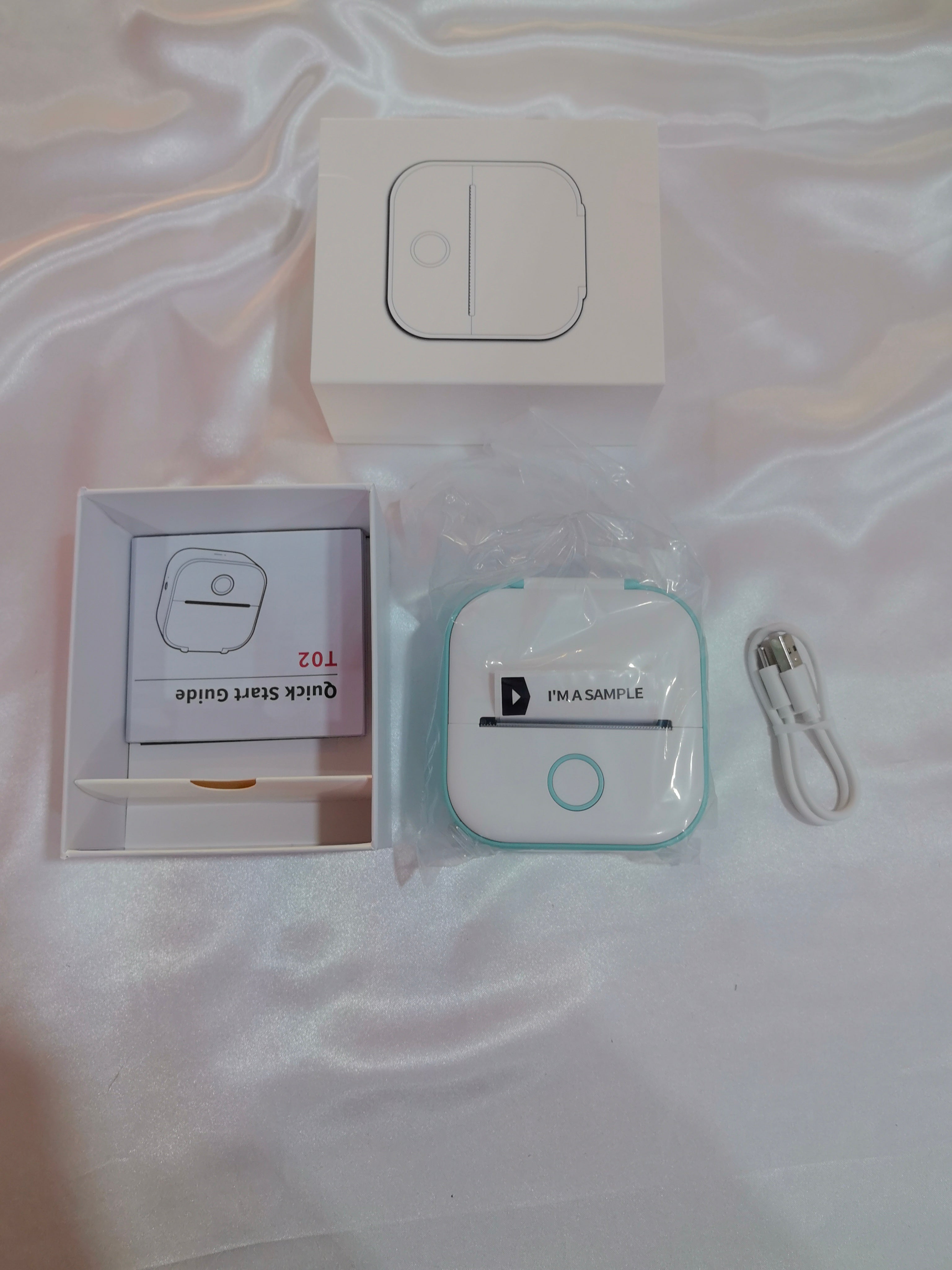 Portable Mini Thermal Label Printer Home Photo Printer Student Wrong Question Printer Bluetooth-compatible Mini Label Printer Price Tag